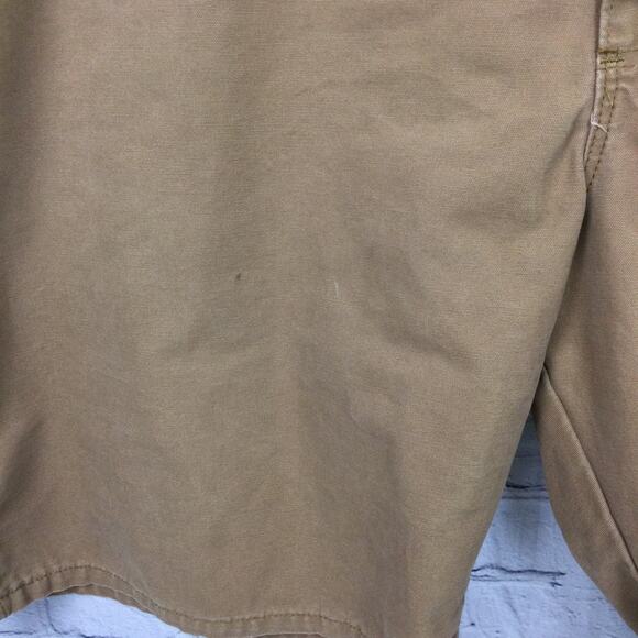 Wrangler Men's Utility Carpenter Flat Front Work Shorts Brown Size 46 - Picture 8 of 10